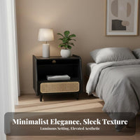 Woven Front End Table small-sized Size accent Storage Table handmade for Entryway