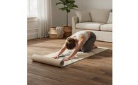 Suede Exercise Mat Mat with Carrying Bag Comfortable Exercise Mat Mat Easy to Store Exercise Equipment Soft for Dancers