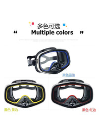 Taiwan Diving Mask Tempered Glass Liquid Black Silicone with Exhaust Valve