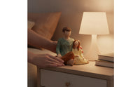 Hand-Painted Resin Figurine Faceless Desk Figurine Stylized Tabletop Ornament Textured for Shelf