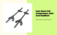 Coil Coil Compressor, robust pressure support removal tool, universal coil system repair, safety jaws, suitable for use with cars and motorcycles