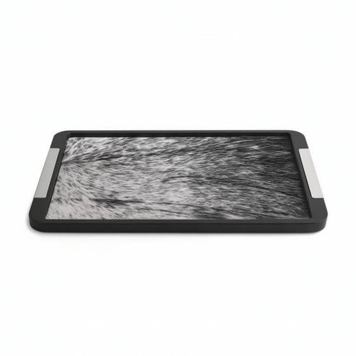 Tray with Handles Low-Height Organizer Tray Decorative for Vanity