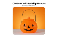Trick-or-Treat container Pumpkin Design pumpkin face'-Lantern container With Handle for children