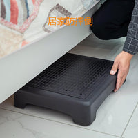 Anti-Slip Outdoor Step Stool with Coconut Mat, Stackable, PP Material