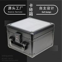 Portable Aluminum Alloy PSA Card Storage Box with Handle