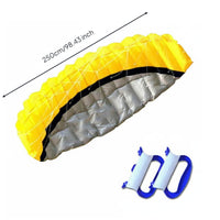Soft Parafoil Acrobatic Kite Stable Soaring Double Line Parafoil Kite Tear Resistant Outdoor Toy for Beach
