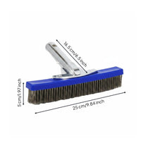 Algae Brush Stainless Steel Handle Pool Brush Heavy Duty