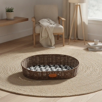 All-Season Pet Bed for Cats and Small Dogs, Washable Non-Stick Hair Kennel