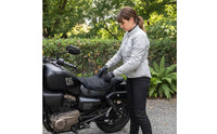 Breathable Inflatable Motorcycle Seat Cushion Long Ride Comfort Motorcycle Air Seat Pad Cooling Design Vehicle Accessory Non-Slip for Daily Commuters, Delivery Drivers, Summer Riding
