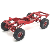 1/12 Scale RC Car Frame Workmanship Metal Elevated Axle Chassis Pre-Assembled RC Elevated Axles for DIY Enthusiasts