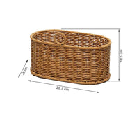 Wall-Mounted Wicker Basket Lightweight Woven Storage Basket Long-Lasting