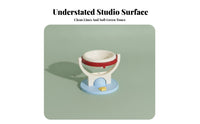 Tilted Raised Cat Bowls Stable Elevated Cat Bowls Sturdy Elevated Pet Bowl for Cats, Small Pets, Home