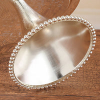 Pedestal Cake Stand Wedding Decoration footed Fruit Tray Elegant Single Tier Dessert Plate for Banquet