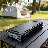 Folding Tabletop Storage Rack for Outdoor Camping