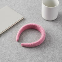 Soft Plush Headbands for Kids coral tan Brown