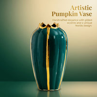 European Style Ceramic Pumpkin Vase, Large