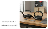 Universal Exercise Bike Pedal, Rotating Bike Foot Pedal Accessories, Gym Compatible Replacement
