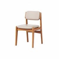 Nordic design Upholstered spine supportrest Seat Light Luxury Design Upholstered Wooden Seat Padded padding Dining Room Chair Curved spine support for Homeowners, Restaurant Owners, Interior Designers, Kitchen, Cafe