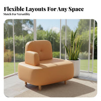 Upholstered Bench and Chair Dining Set Curved Backrest Commercial Furniture Modern Design Space Saving for Guests, Kitchen