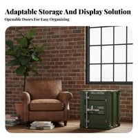 Shipping Container Locker utilitarian aesthetic Bedside Cabinet Retro Design Creative Look for children