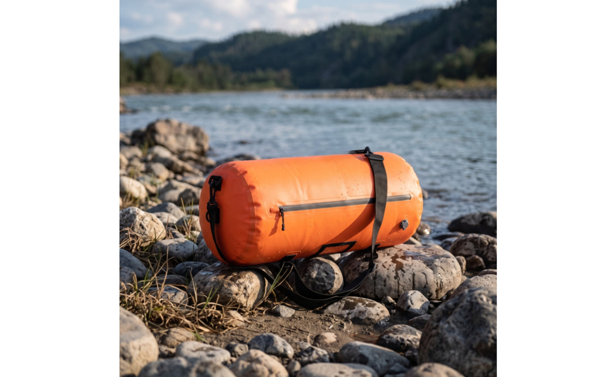 Waterproof Backpack Water-Resistant Buoyant Backpack Heavy-Duty Buoyant Dry Bag for Kayakers, Swimmers, Kayaking, Boating, Swimming