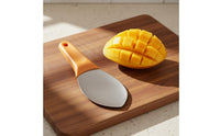 Stainless Steel Mango Cut Mango Ladle Slicer Ergonomic Handle Fruit Tool for Kitchen