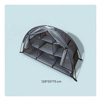 9-Compartment Storage Tent Sturdy Foldable Tent Organizer Sturdy for Outdoor