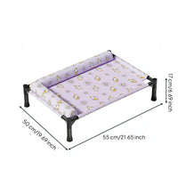 Dog Bed with Supportive Side Removable Cover Sleeping Platform Padded