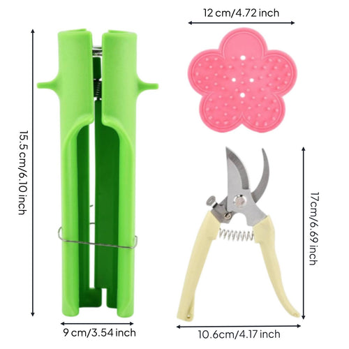 3 Pieces Flower & Spine Remover Ergonomic Firmgrasp Remover Non-Slip Handle Bloom & Stalk Remove for Floristry