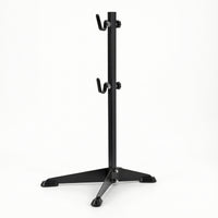 Folding Bike Stand with Adjustable Hooks Portable Vertical Bike Stand Powder-Coated Rustproof for Garage, Apartment, Indoor