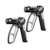 2 Pieces Grip Strength Tester Training with Digital Displa Electronic Hand Grip Strengthener with Counter Comfortable Exercise Tool for Climbers, Office