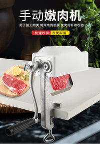 Manual Cast Iron Meat Tenderizer for Home Use