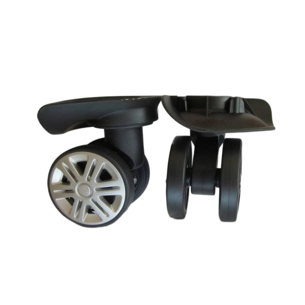 Suitcase Replacement Wheels Double-rowRow Luggage Wheels with Housing Luggage Wheel Replacement Parts Long-Lasting Caster Smooth