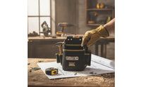 Multi-Pocket Quick-Release Tool Pouch Heavy-Duty Belt Tool Pouch Compact Reinforced for Electricians, Carpenters, Plumbers, Construction Sites, Home Repairs, Workshops