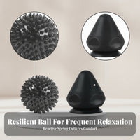 2 Pieces TPR Massage Ball Pair Soft Spiky Massage Ball