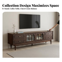 Multi-Drawer Credenza French Country design Storage Cabinet Vintage Design Household Furniture for Homeowners, Renters, Living Room, Entryway, Bedroom