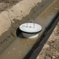 Secure-Sealing Manure Plug with Handle Easy-to-Clean Manure Drain Plug for Livestock Producers, Farmers