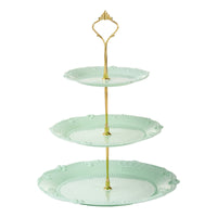 3-Tier Cake Stand Decorative Edging Tiered Dessert Stand Ornate Rim