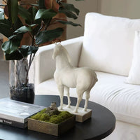 White Horse Sculpture Figurine