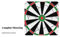 Throwing Board Set and Odorless Professional Dartboard Set Easy to Hang