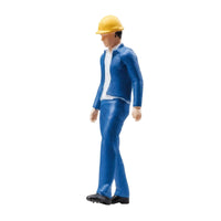Worker Figurine Realistic Diorama Figure Detailed for Dioramas, Hobbyists