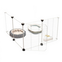 DIY Indoor Pet Barrier, Adjustable No-Drill Gate