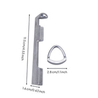 Cue Tip Press Silver Pool Stick Maintenance Tool Long-Lasting