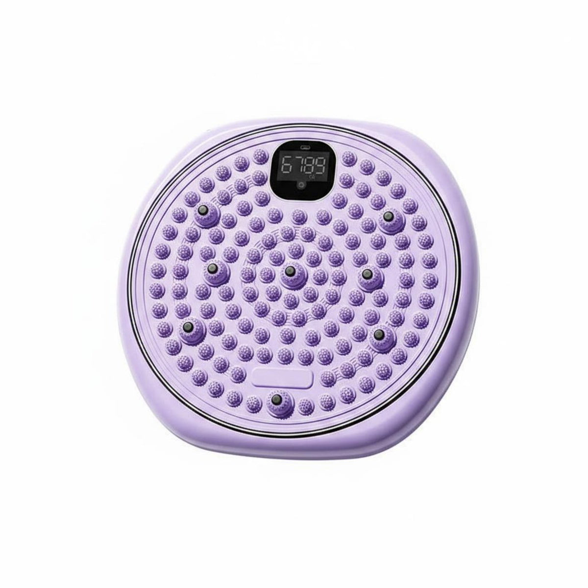 Foot Massage Digital Waist Twisting Disc Therapy Smart Fitness Rotator for Home, Office