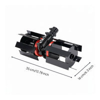 Garden Tiller Attachment Multi-Function Weeding Wheel Wide Compatibility