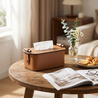 Tissue Box Holder Structured Facial Tissue Box Cover Modern for Office Desk