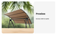 Rainproof Swing Canopy Replacement Cover Waterproof Swing Canopy Top Thickened Material for Homeowners, Backyard, Courtyard, Lawn
