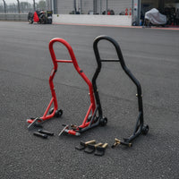 Motorcycle Front Rear Wheel Stand Universal Motorcycle Rear Support Stand Versatile for Garage, Workshop