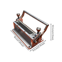 Manual Leather Skiver Easy to Operate Manual Leather Splitter Replaceable Skiving Plates Strap Skiving Tool for Workshop