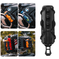 Adjustable Motorcycle Crash Bar and Rear Box Drink Holder Bracket